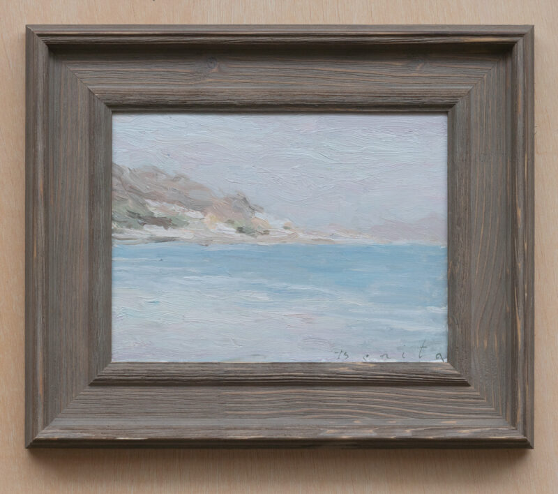 benita mulok oil painting plein air mediterranea sea